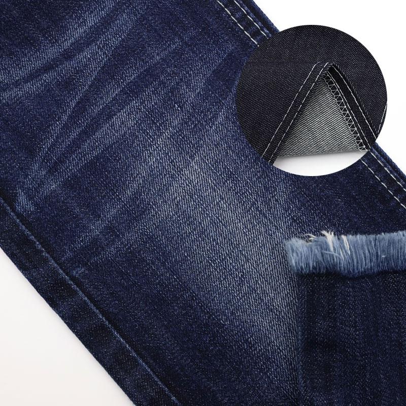 136A-4 100%Cotton OE Dark Indigo denim fabric for woman jeans