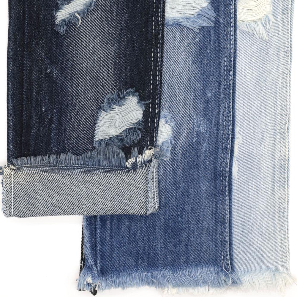 G2112 Soft Regular Fake Knitted Indigo Fabric For Jeans