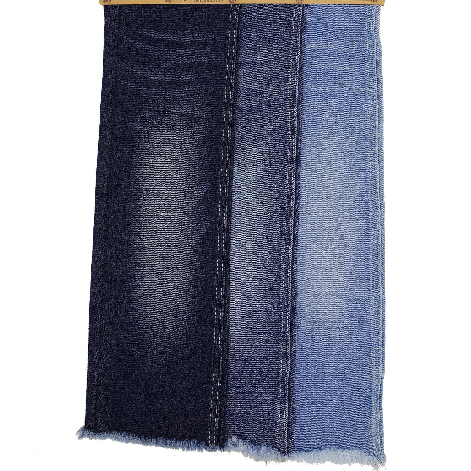 605A-6 60%Cotton 10*21/55 OE Yarn Indigo Color Denim Fabric Wholesale 1