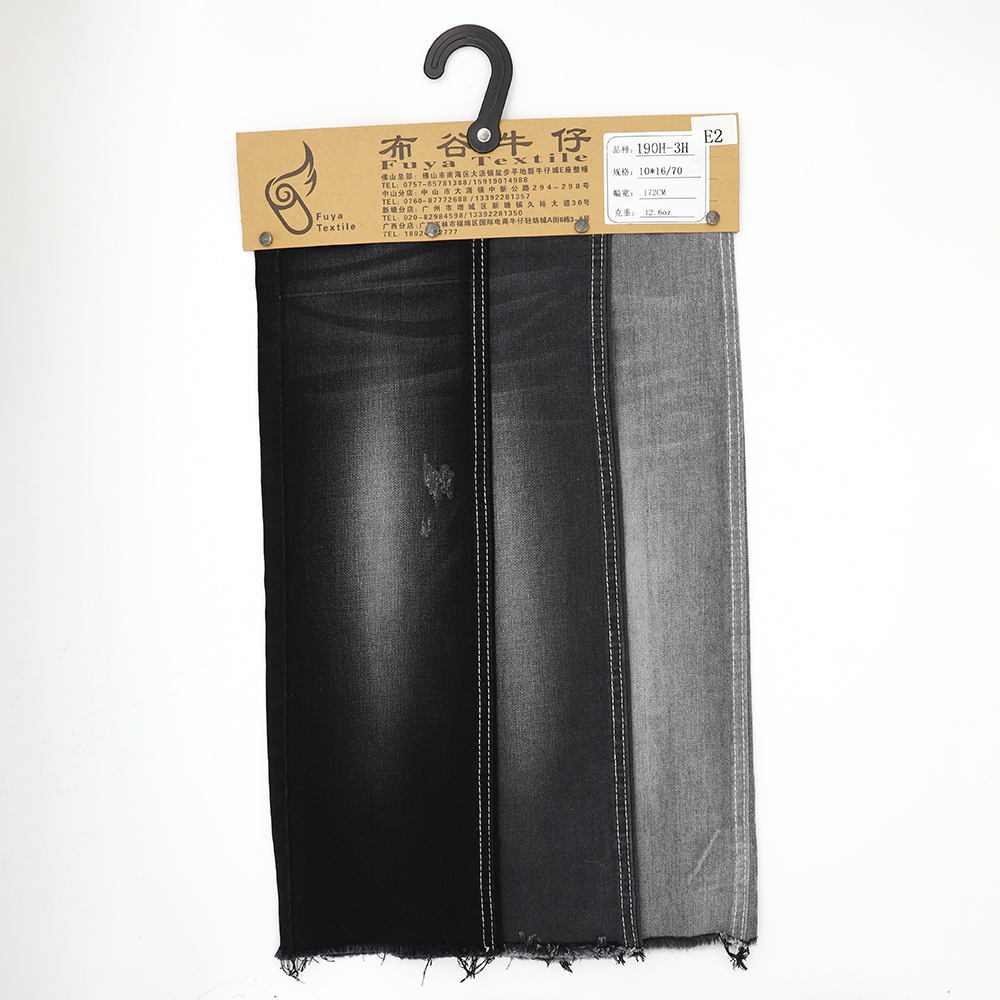 190H-3H 10OZ 68%cotton high cotton denim fabric for jeans