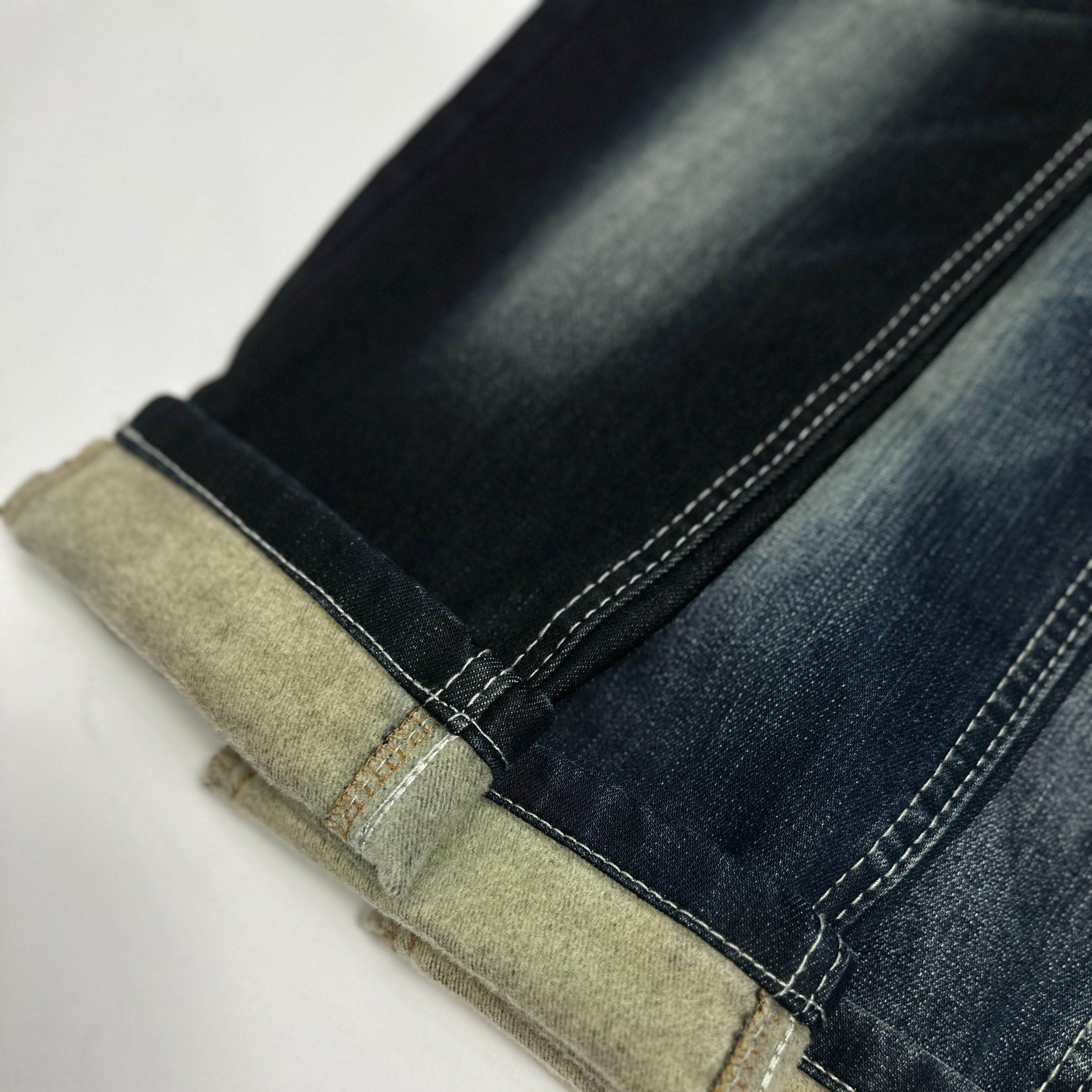 605A-6 60%Cotton 10*21/55 OE Yarn Indigo Color Denim Fabric Wholesale 1