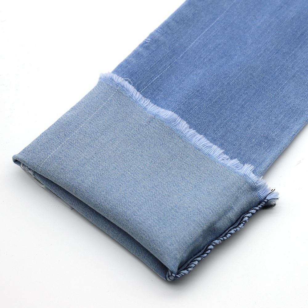 605A-6 60%Cotton 10*21/55 OE Yarn Indigo Color Denim Fabric Wholesale 1