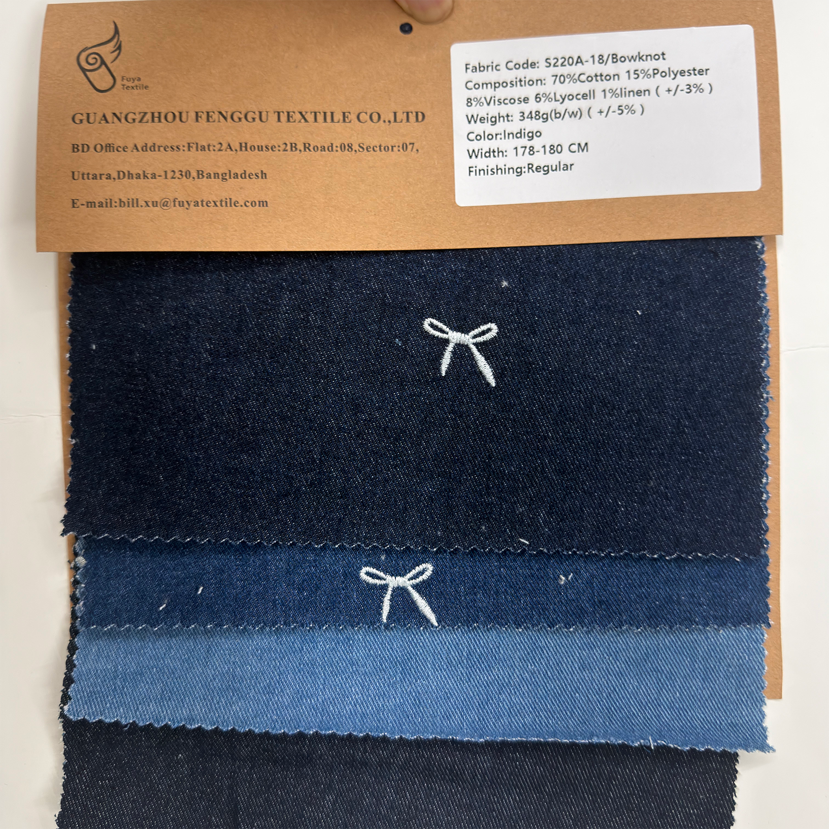 raw denim 100 Cotton Stretch Denim Fabric denim fabric rolls  printed denim fabric