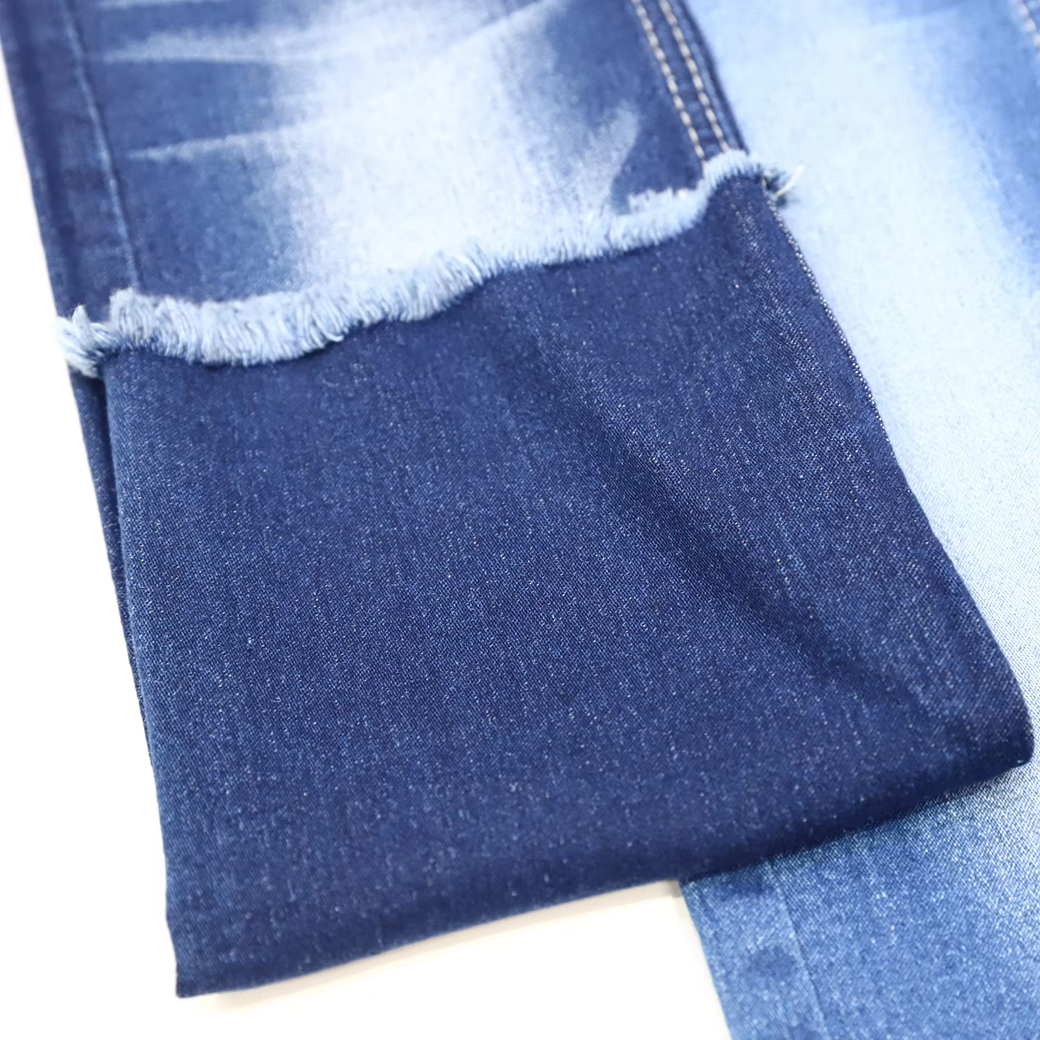 605A-6 60%Cotton 10*21/55 OE Yarn Indigo Color Denim Fabric Wholesale 1