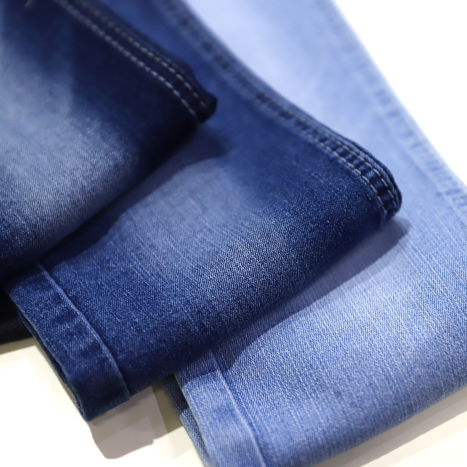 605A-6 60%Cotton 10*21/55 OE Yarn Indigo Color Denim Fabric Wholesale 1