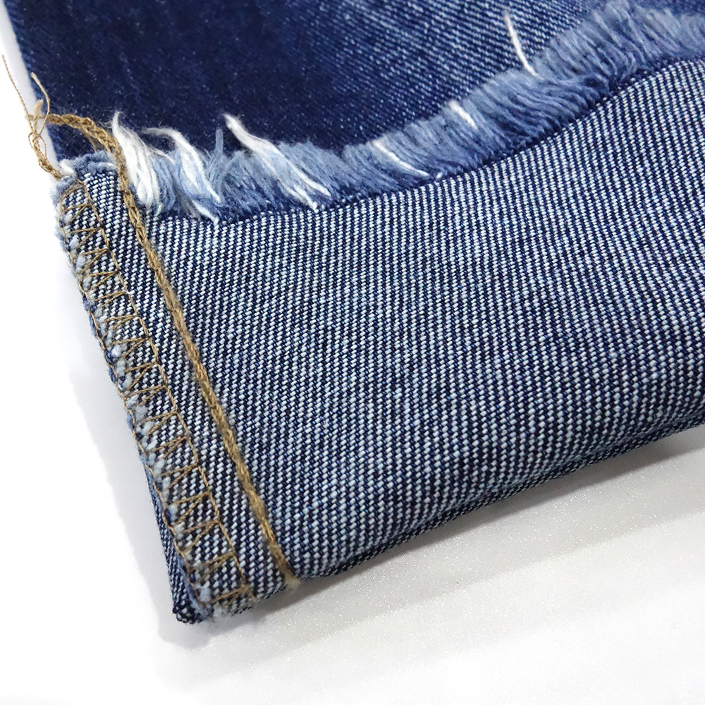 605A-6 60%Cotton 10*21/55 OE Yarn Indigo Color Denim Fabric Wholesale 1