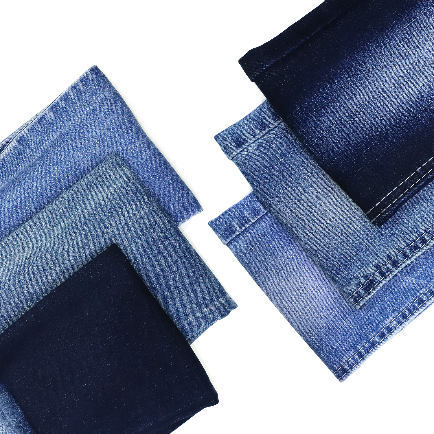 605A-6 60%Cotton 10*21/55 OE Yarn Indigo Color Denim Fabric Wholesale 1