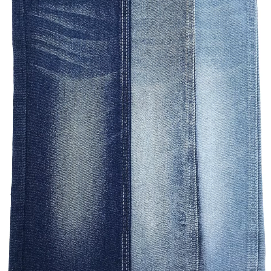 605A-6 60%Cotton 10*21/55 OE Yarn Indigo Color Denim Fabric Wholesale 1