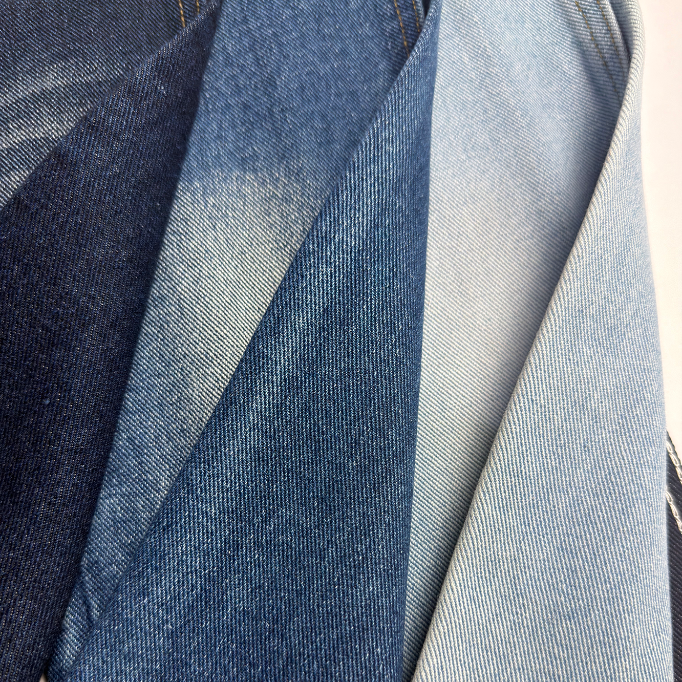 605A-6 60%Cotton 10*21/55 OE Yarn Indigo Color Denim Fabric Wholesale 1