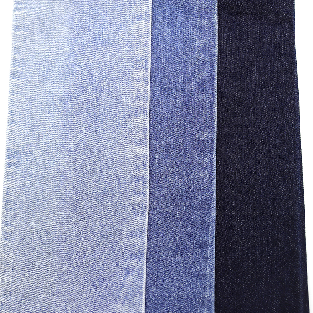 605A-6 60%Cotton 10*21/55 OE Yarn Indigo Color Denim Fabric Wholesale 1