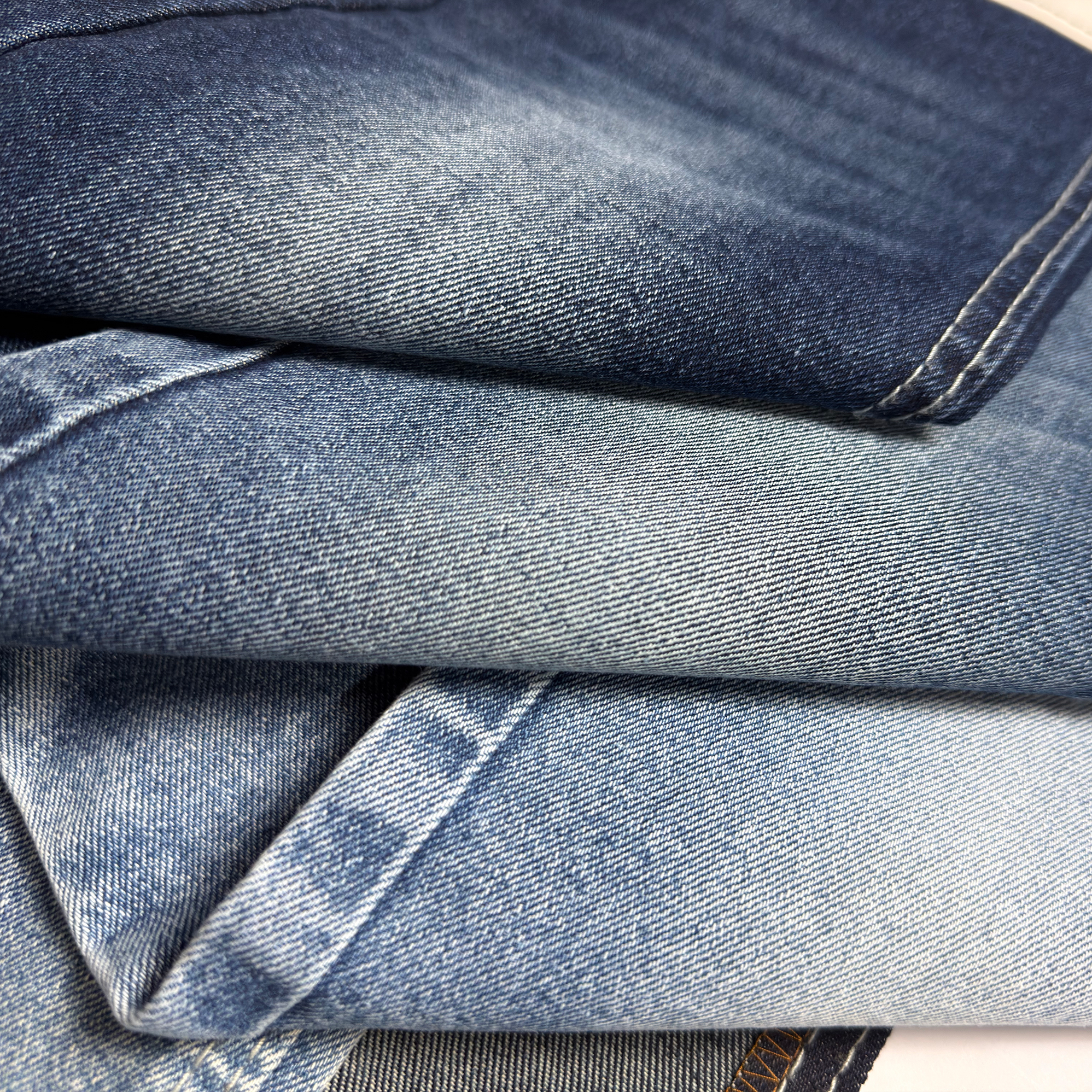 605A-6 60%Cotton 10*21/55 OE Yarn Indigo Color Denim Fabric Wholesale 1