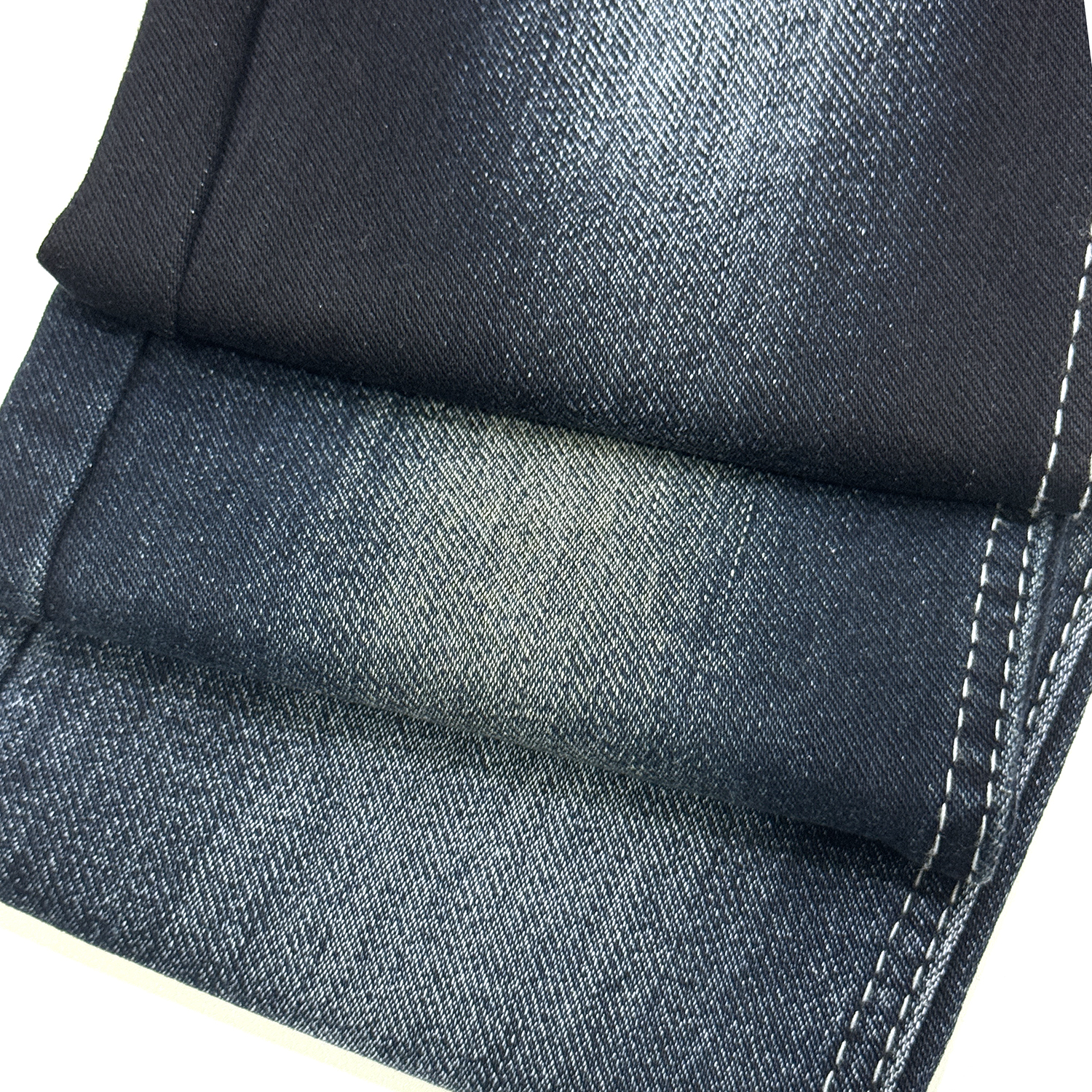 605A-6 60%Cotton 10*21/55 OE Yarn Indigo Color Denim Fabric Wholesale 1