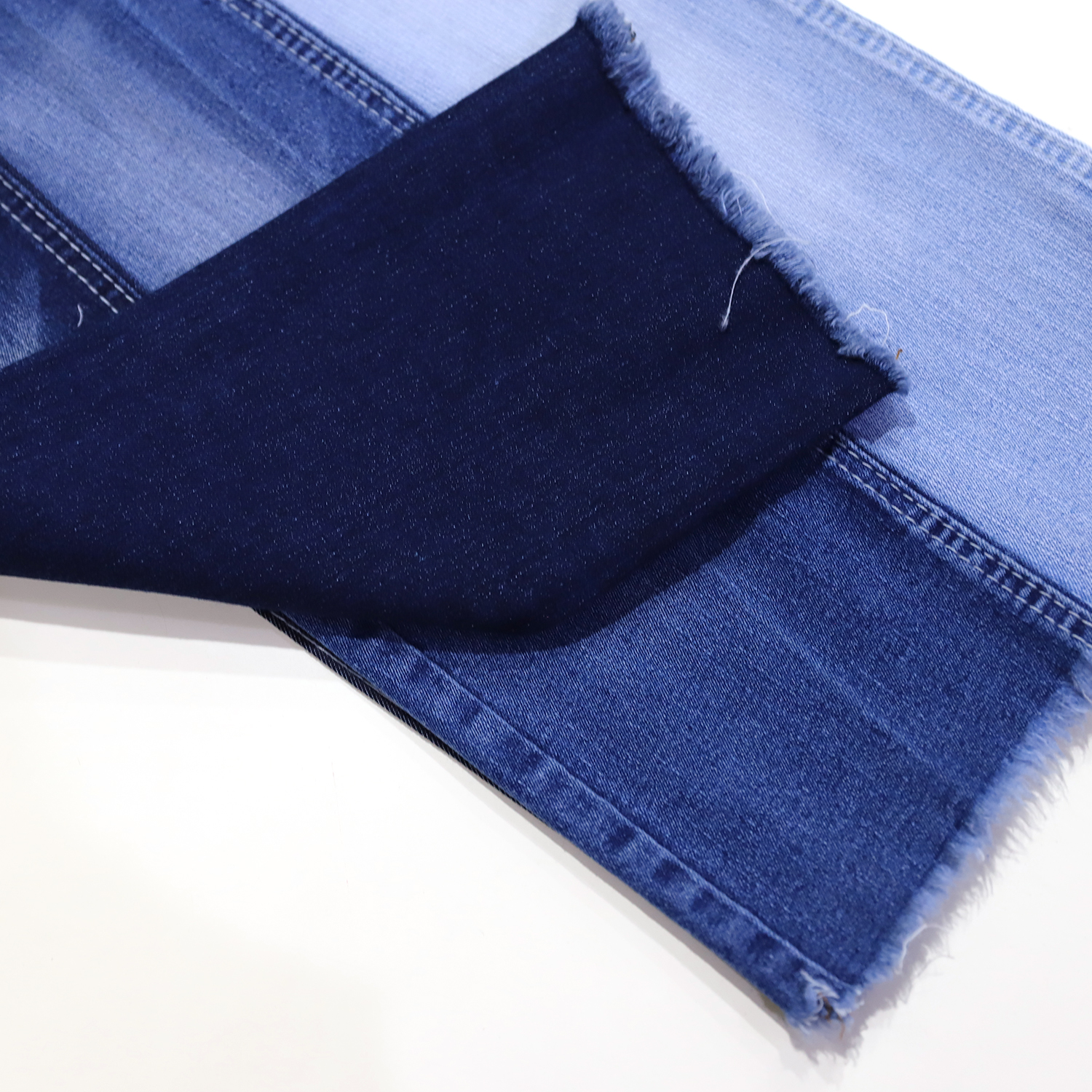 605A-6 60%Cotton 10*21/55 OE Yarn Indigo Color Denim Fabric Wholesale 1