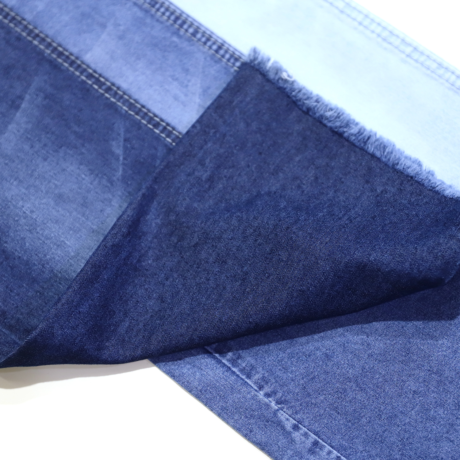 605A-6 60%Cotton 10*21/55 OE Yarn Indigo Color Denim Fabric Wholesale 1