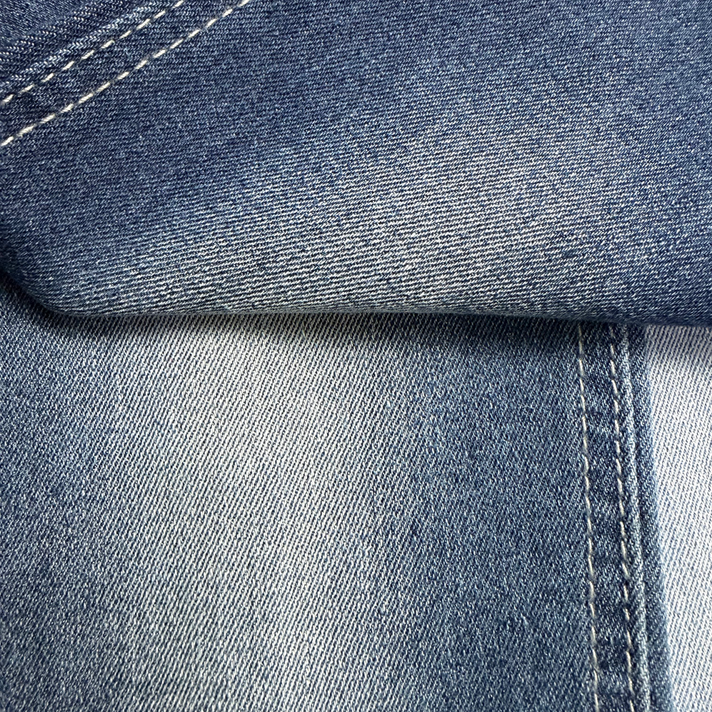 605A-6 60%Cotton 10*21/55 OE Yarn Indigo Color Denim Fabric Wholesale 1