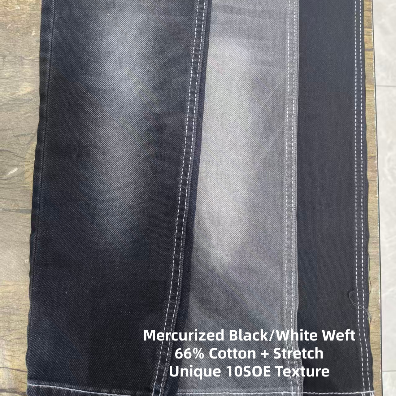 Durable Wholesale High Stretch Flexible Twill Eco-Friendly 9 OZ Slub Denim for Work Pants