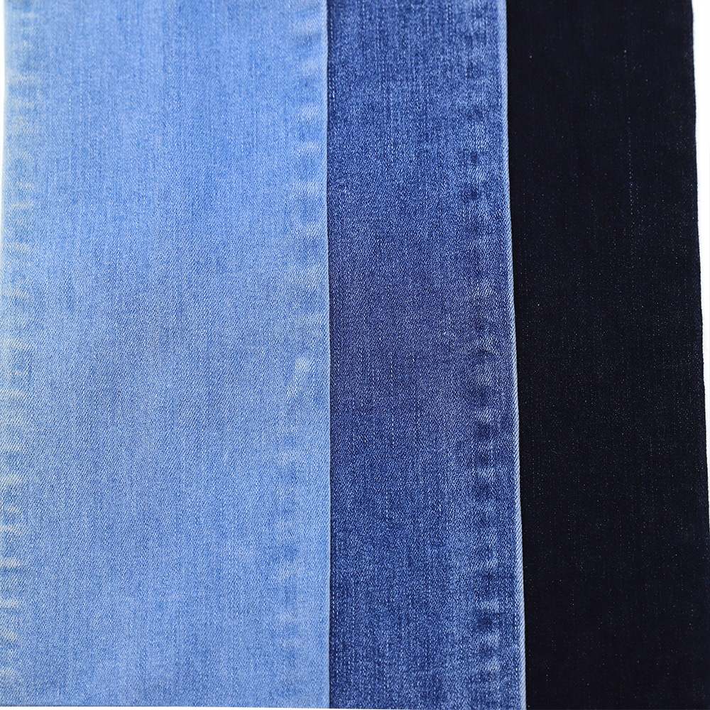 605A-6 60%Cotton 10*21/55 OE Yarn Indigo Color Denim Fabric Wholesale 1