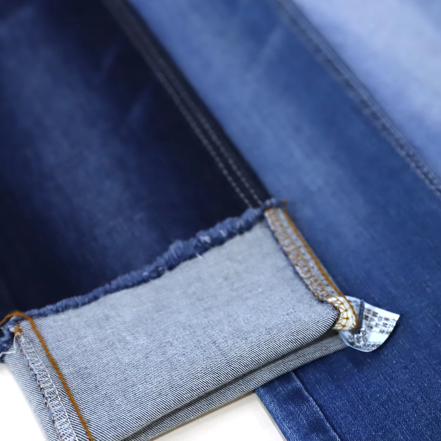 605A-6 60%Cotton 10*21/55 OE Yarn Indigo Color Denim Fabric Wholesale 1