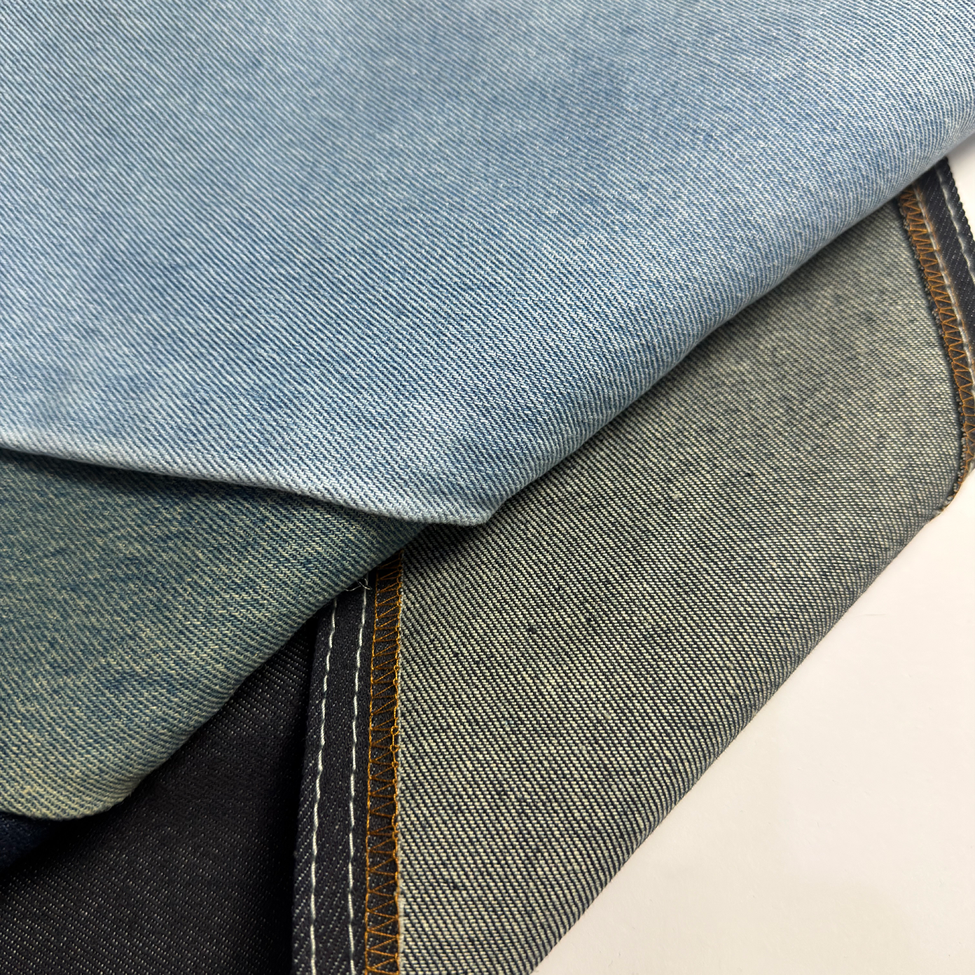 605A-6 60%Cotton 10*21/55 OE Yarn Indigo Color Denim Fabric Wholesale 1