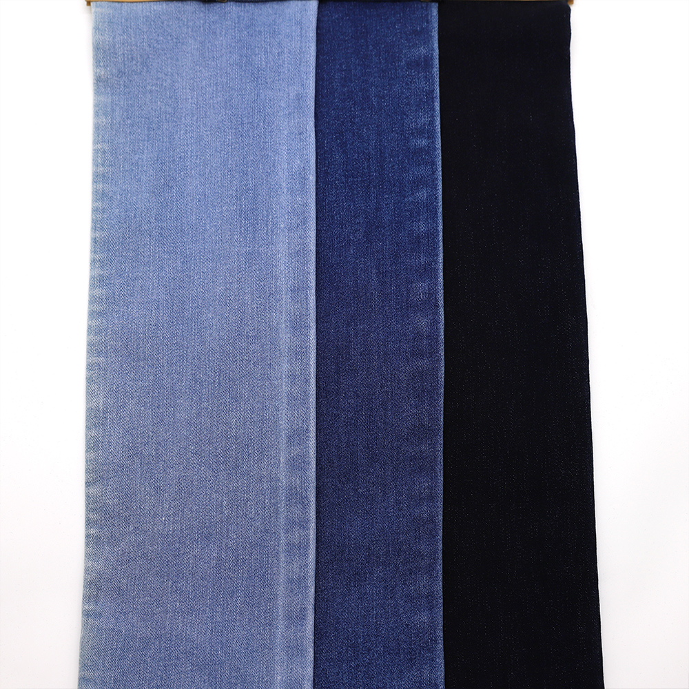 605A-6 60%Cotton 10*21/55 OE Yarn Indigo Color Denim Fabric Wholesale 1