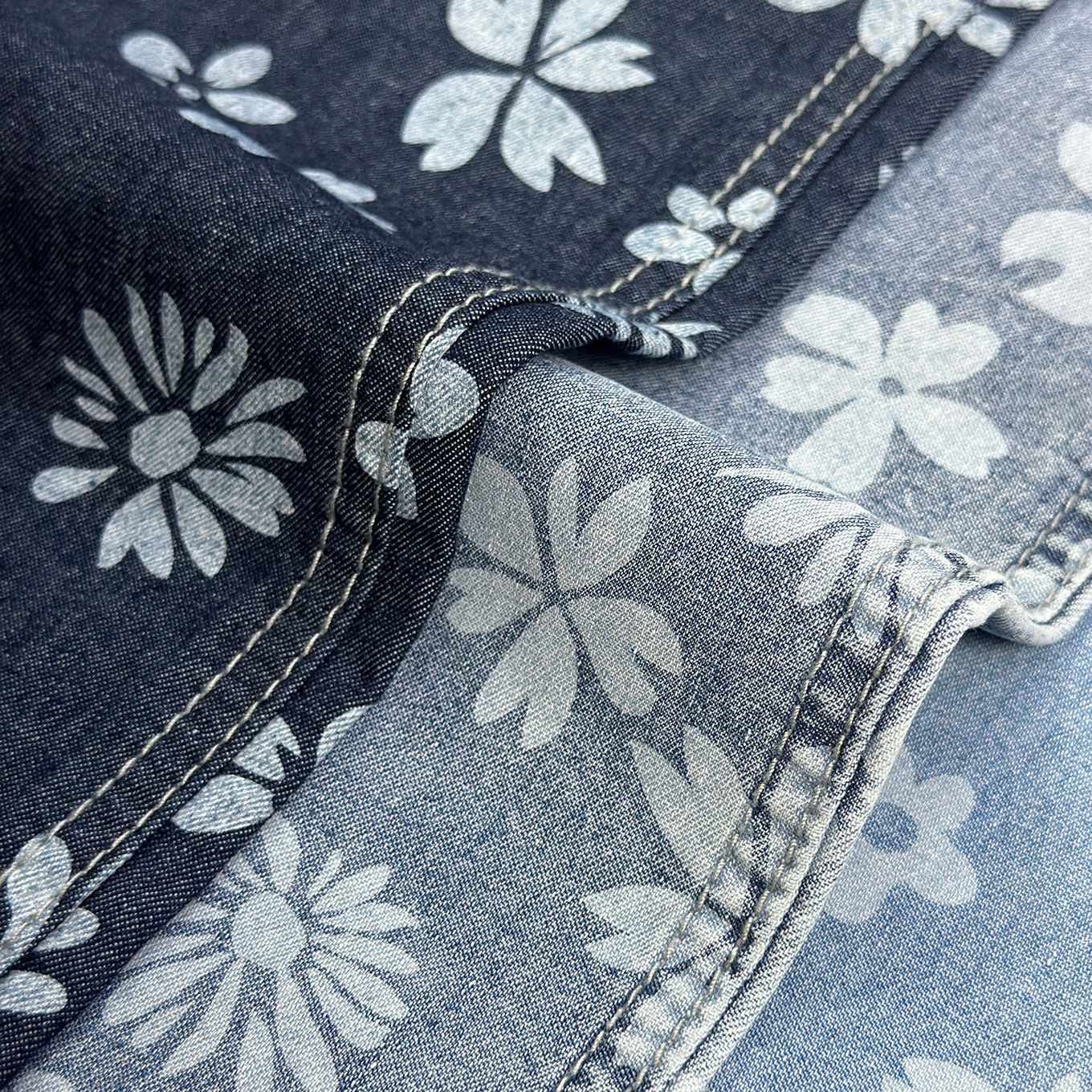 605A-6 60%Cotton 10*21/55 OE Yarn Indigo Color Denim Fabric Wholesale 1