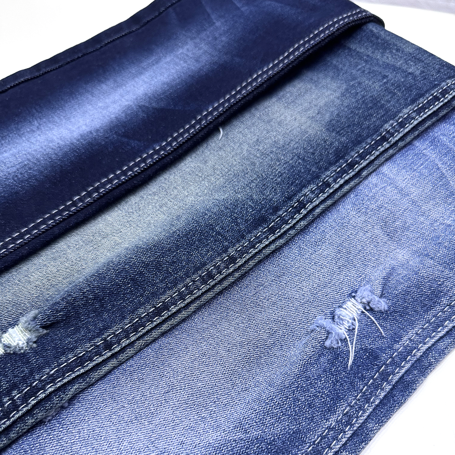 282A-10 80%Cotton 168 cm width soft stretch denim fabric