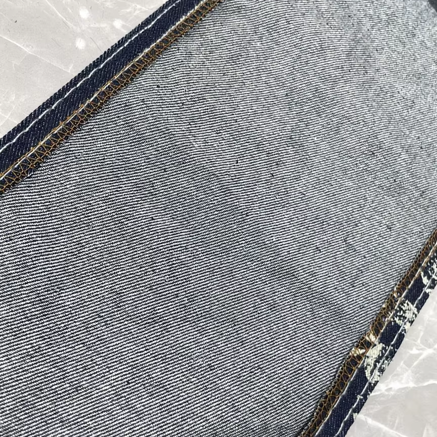 605A-6 60%Cotton 10*21/55 OE Yarn Indigo Color Denim Fabric Wholesale 1