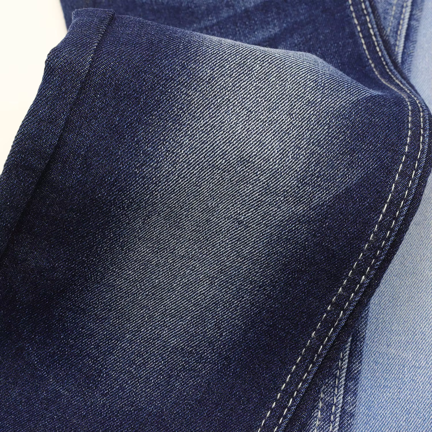605A-6 60%Cotton 10*21/55 OE Yarn Indigo Color Denim Fabric Wholesale 1