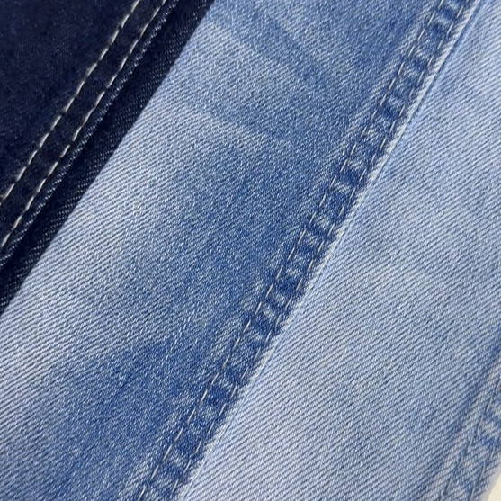 605A-6 60%Cotton 10*21/55 OE Yarn Indigo Color Denim Fabric Wholesale 1