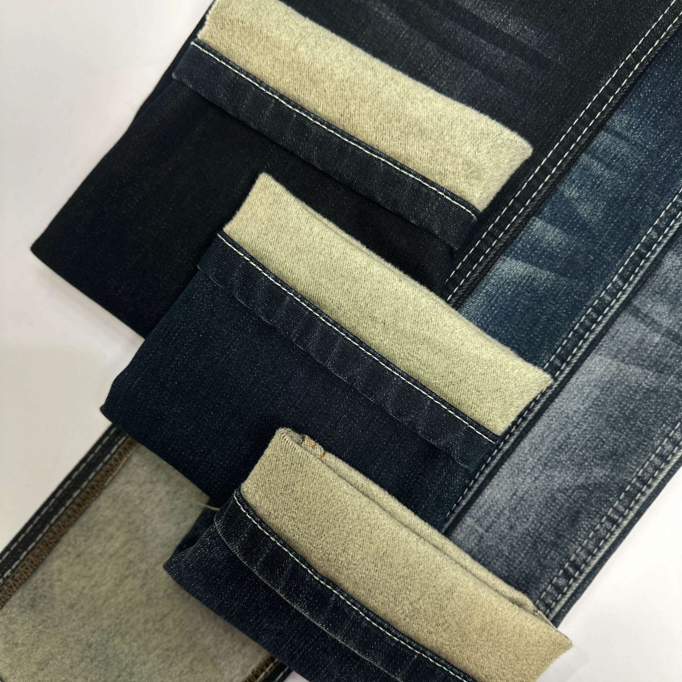 605A-6 60%Cotton 10*21/55 OE Yarn Indigo Color Denim Fabric Wholesale 1