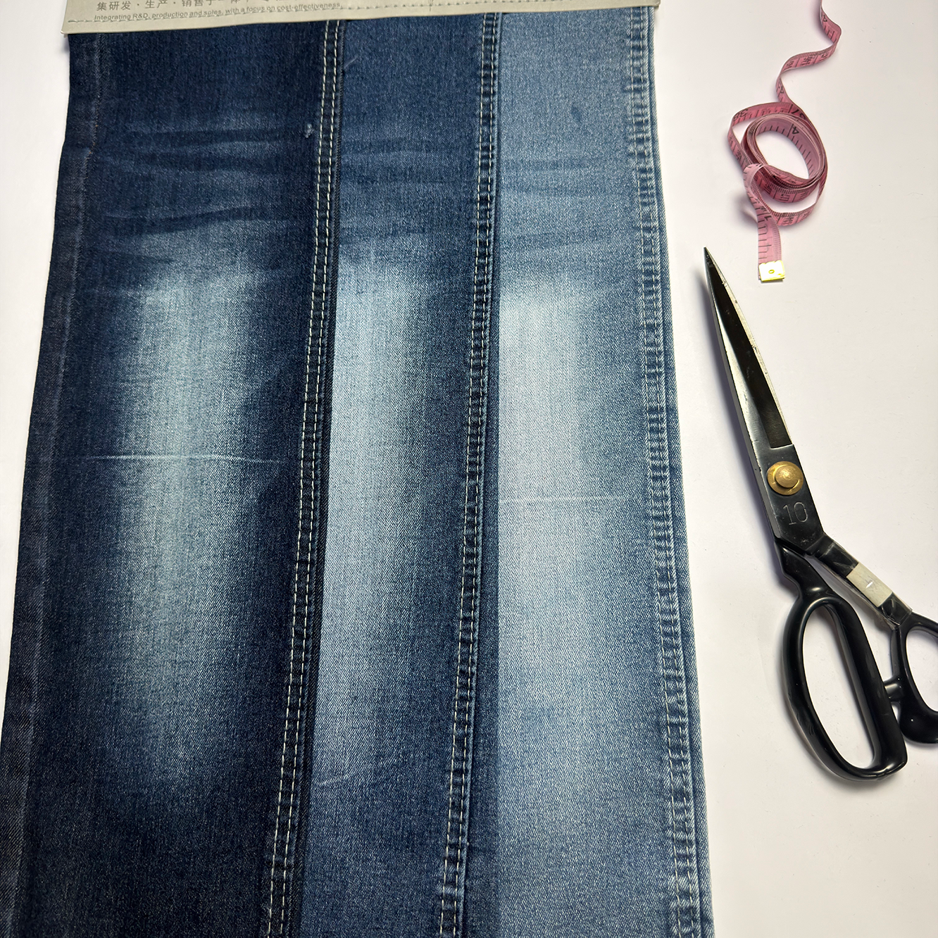 605A-6 60%Cotton 10*21/55 OE Yarn Indigo Color Denim Fabric Wholesale 1