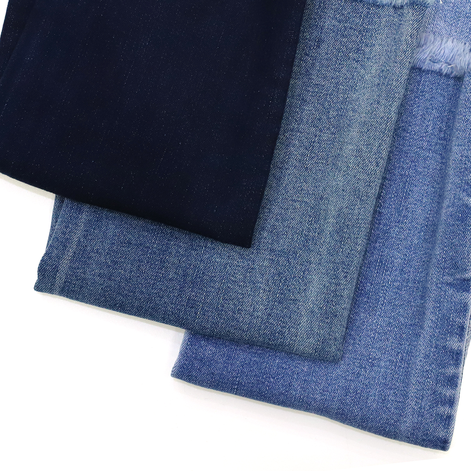 605A-6 60%Cotton 10*21/55 OE Yarn Indigo Color Denim Fabric Wholesale 1