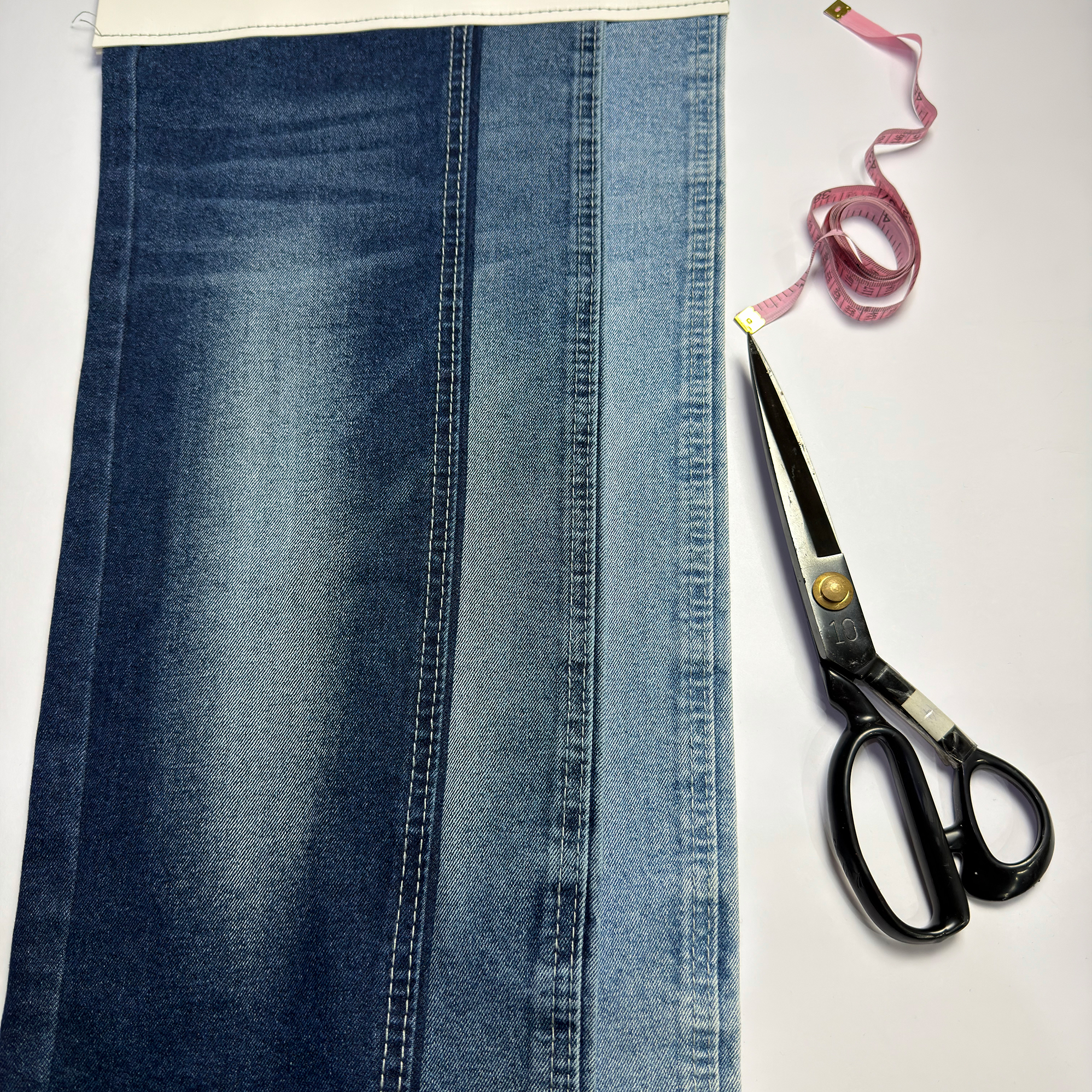 605A-6 60%Cotton 10*21/55 OE Yarn Indigo Color Denim Fabric Wholesale 1