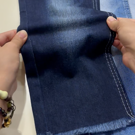 605A-6 60%Cotton 10*21/55 OE Yarn Indigo Color Denim Fabric Wholesale 1
