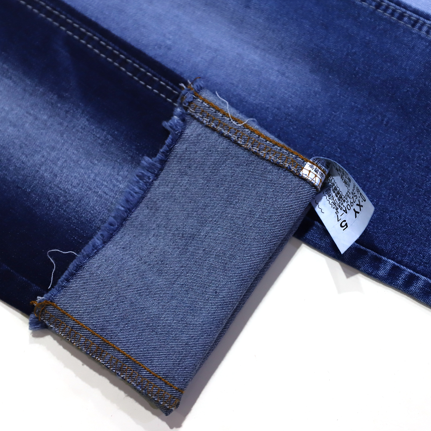 605A-6 60%Cotton 10*21/55 OE Yarn Indigo Color Denim Fabric Wholesale 1