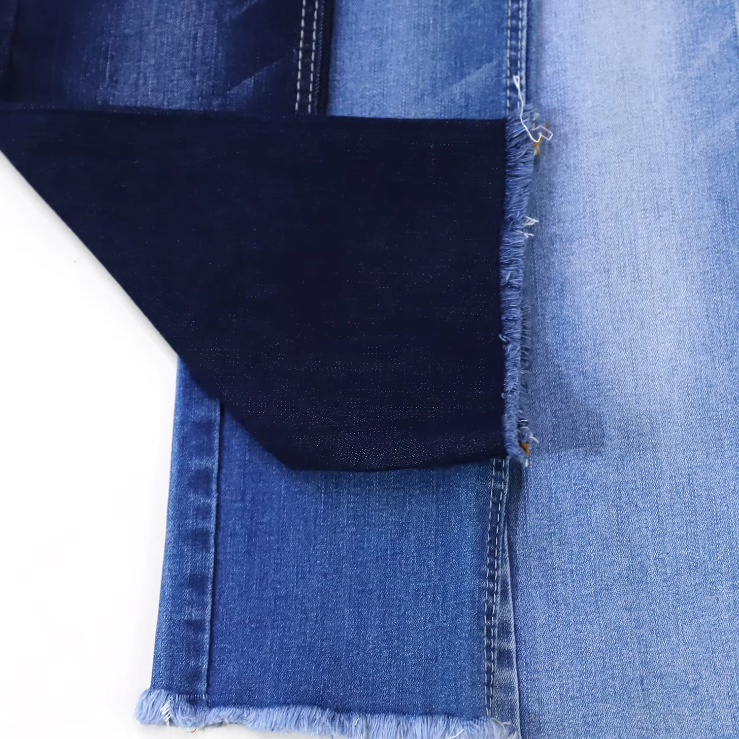 605A-6 60%Cotton 10*21/55 OE Yarn Indigo Color Denim Fabric Wholesale 1