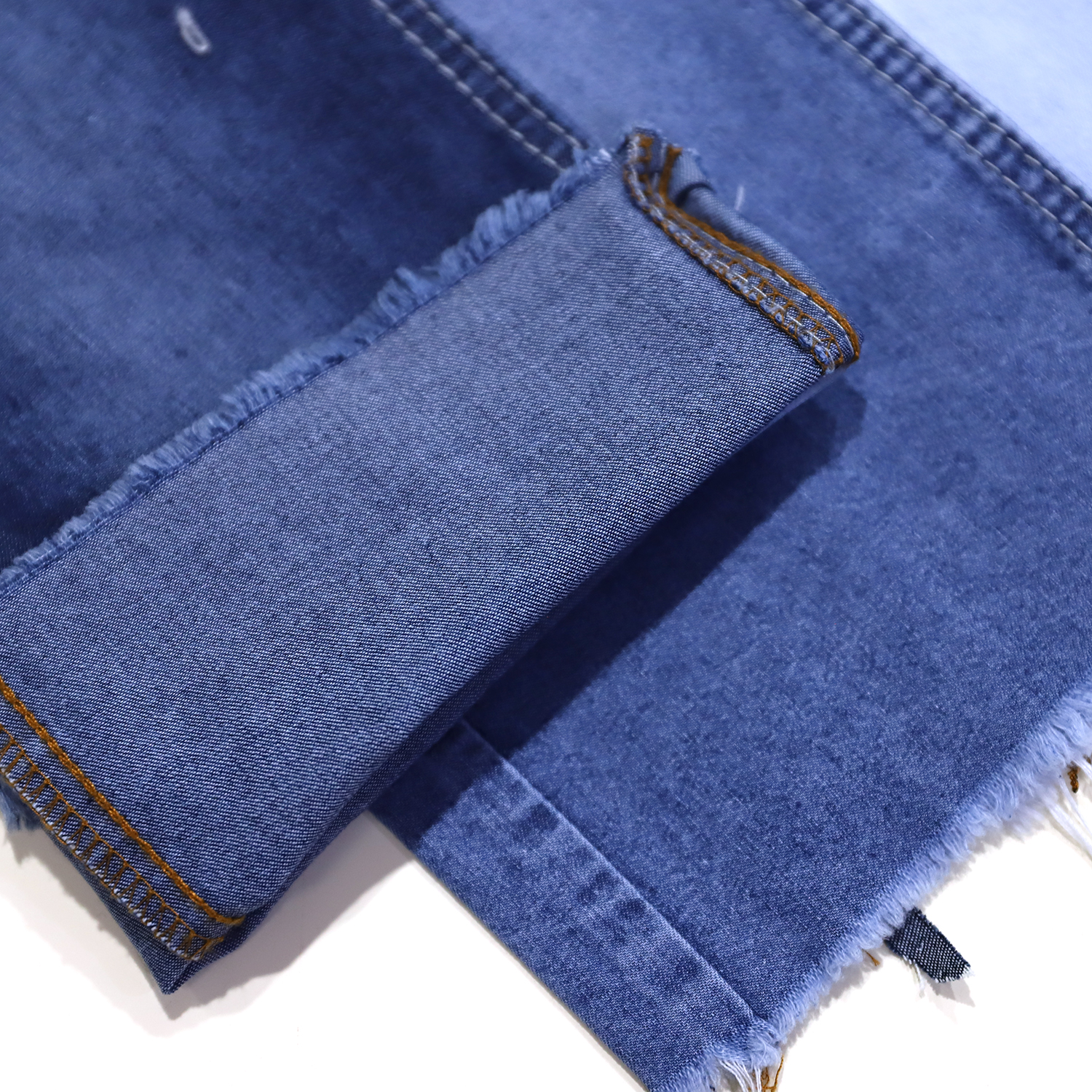 605A-6 60%Cotton 10*21/55 OE Yarn Indigo Color Denim Fabric Wholesale 1