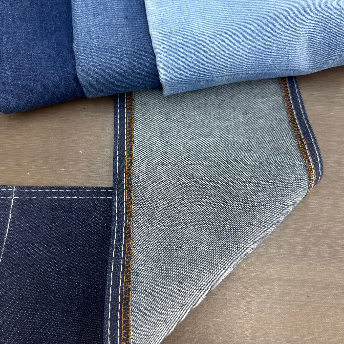605A-6 60%Cotton 10*21/55 OE Yarn Indigo Color Denim Fabric Wholesale 1