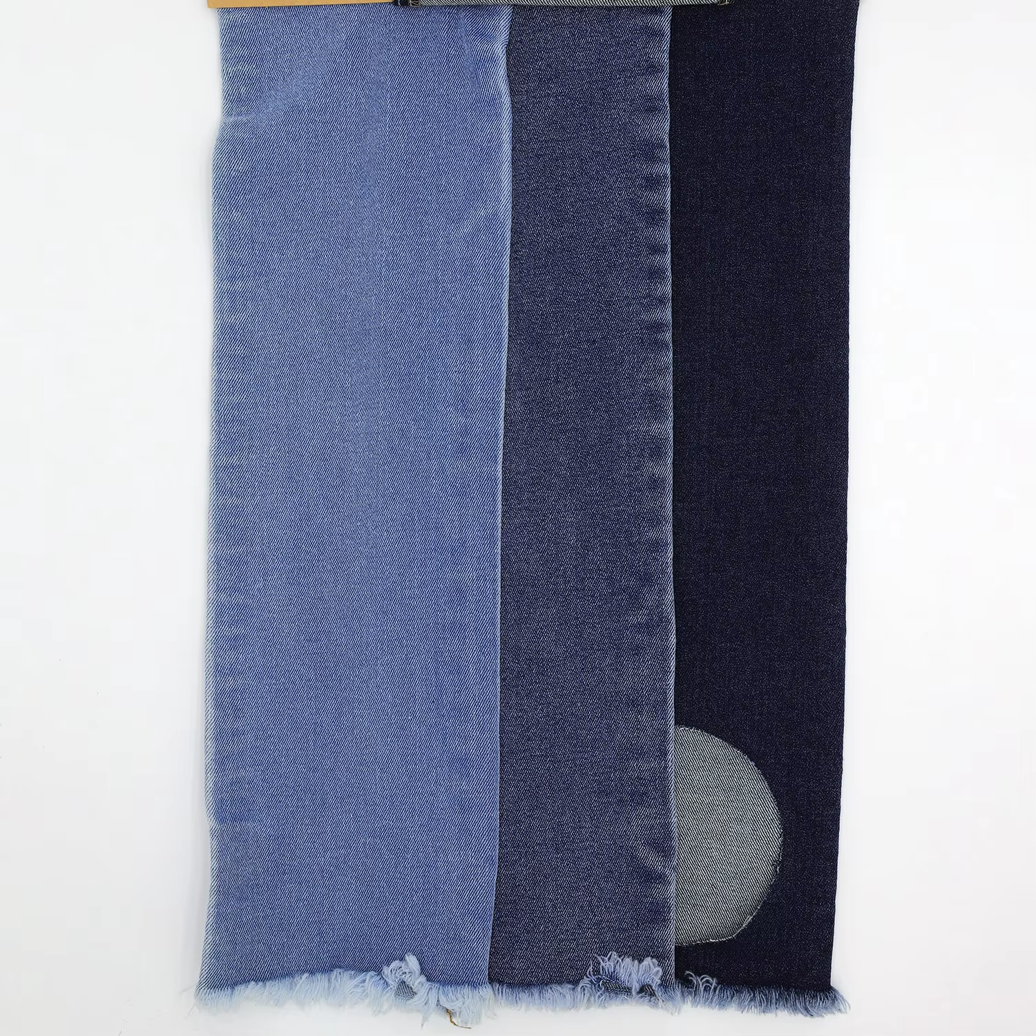 605A-6 60%Cotton 10*21/55 OE Yarn Indigo Color Denim Fabric Wholesale 1