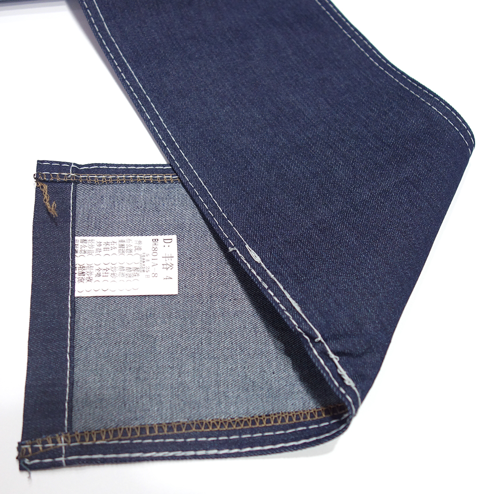 605A-6 60%Cotton 10*21/55 OE Yarn Indigo Color Denim Fabric Wholesale 1