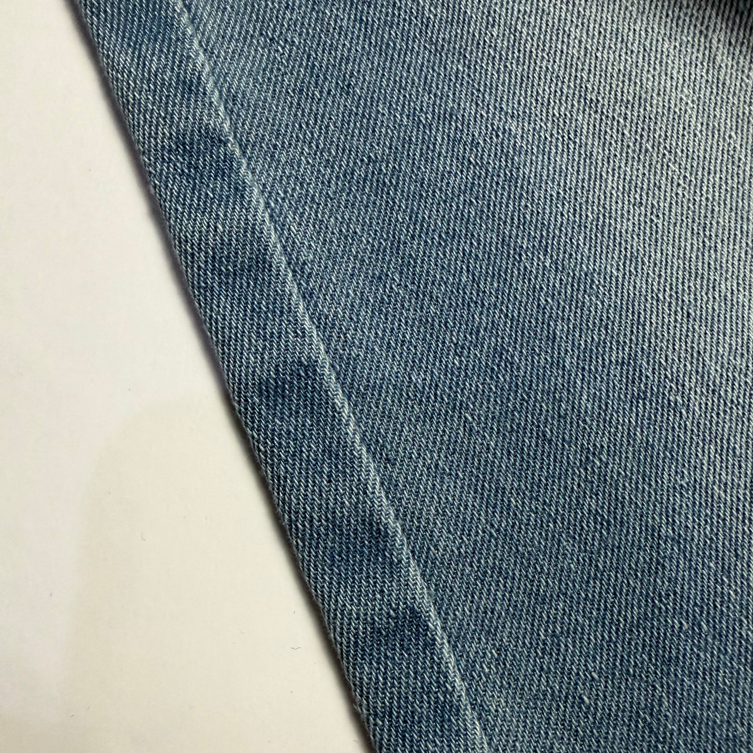 605A-6 60%Cotton 10*21/55 OE Yarn Indigo Color Denim Fabric Wholesale 1