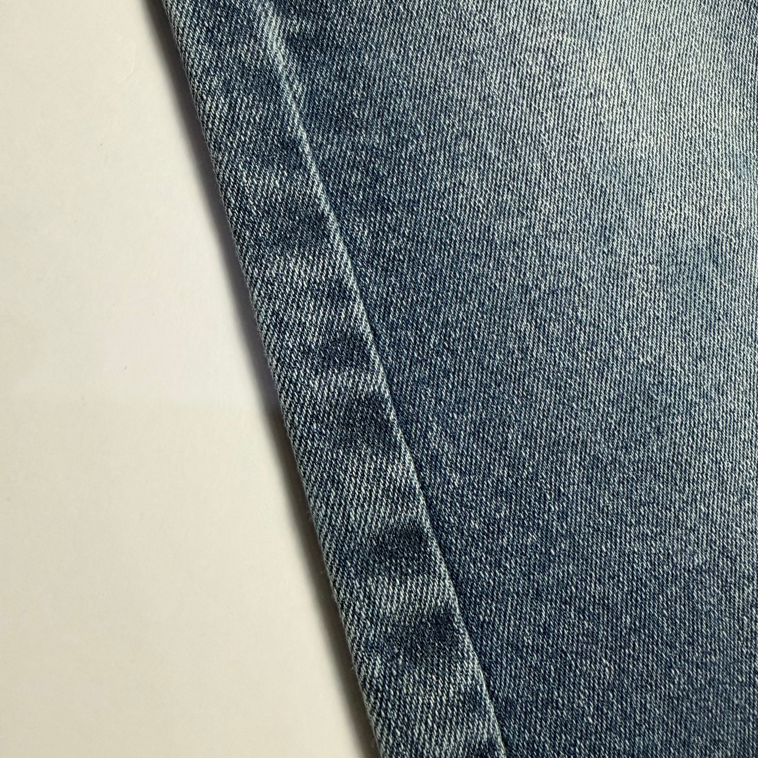 605A-6 60%Cotton 10*21/55 OE Yarn Indigo Color Denim Fabric Wholesale 1