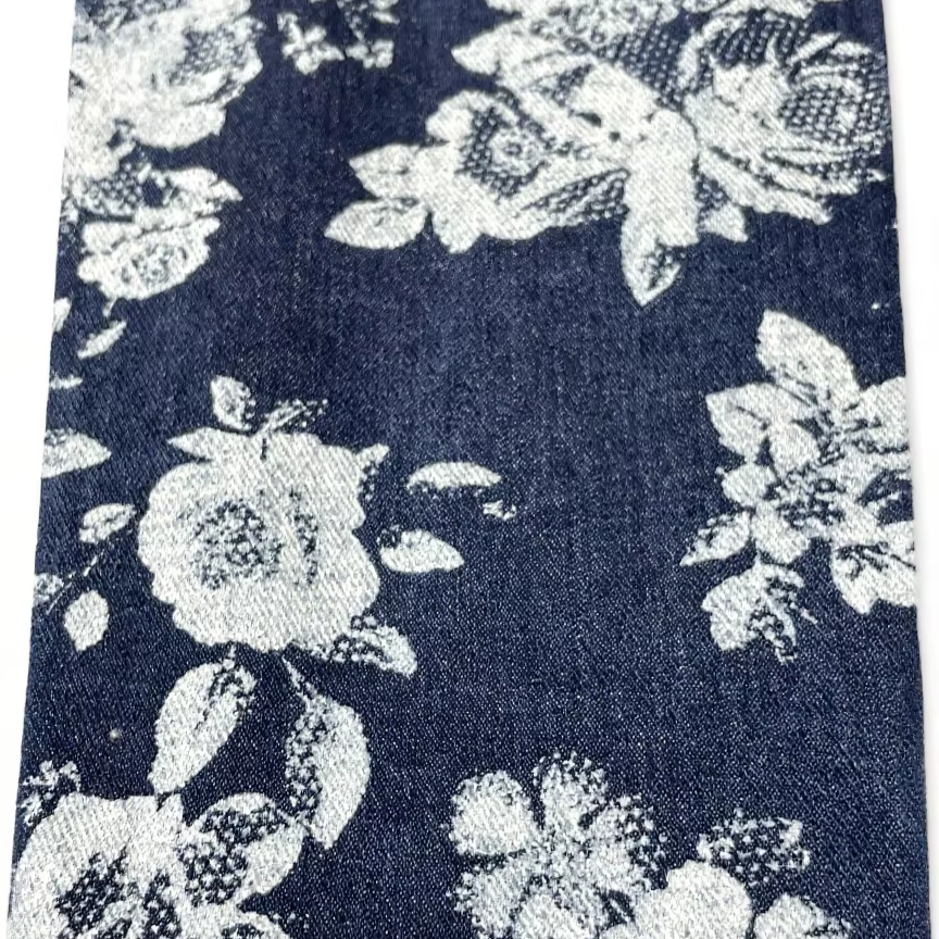 605A-6 60%Cotton 10*21/55 OE Yarn Indigo Color Denim Fabric Wholesale 1